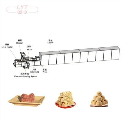 Automatische graanreep die machine maakt